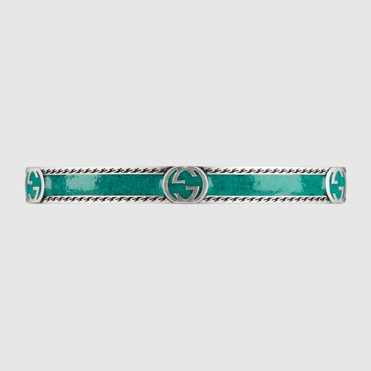 Double Gucci Interlocking Gucci Bangle Bracelet