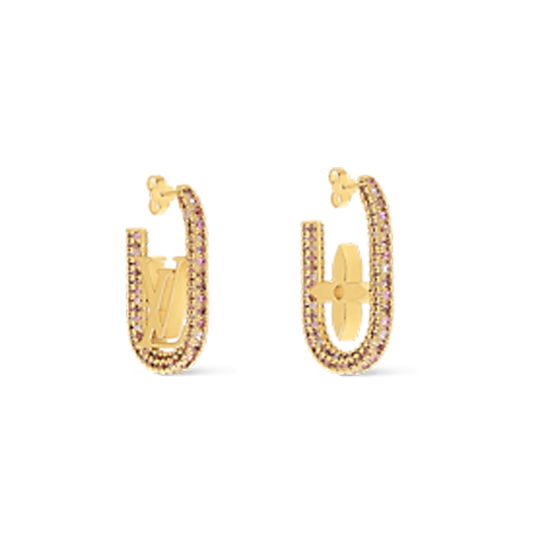 18K Louis Vuitton My Chain Earrings