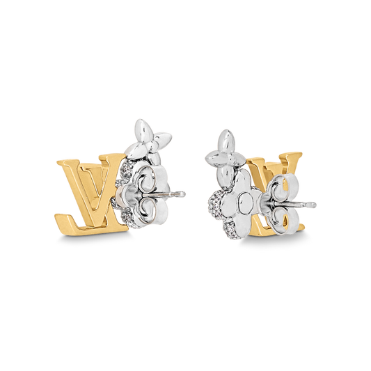 18K Louis Vuitton Gram Earrings