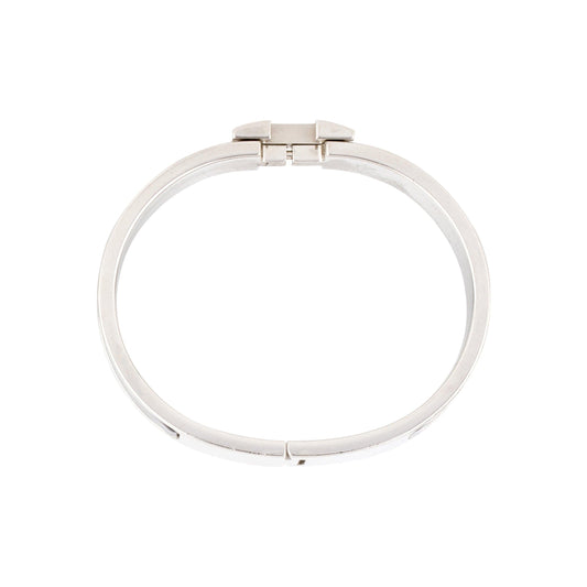 18K Clic Hermes Black Bracelet