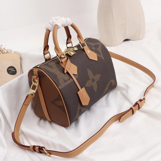 LOUIS VUITTON SPEEDY BANDOULIERE 25 GIANT MONOGRAM CANVAS