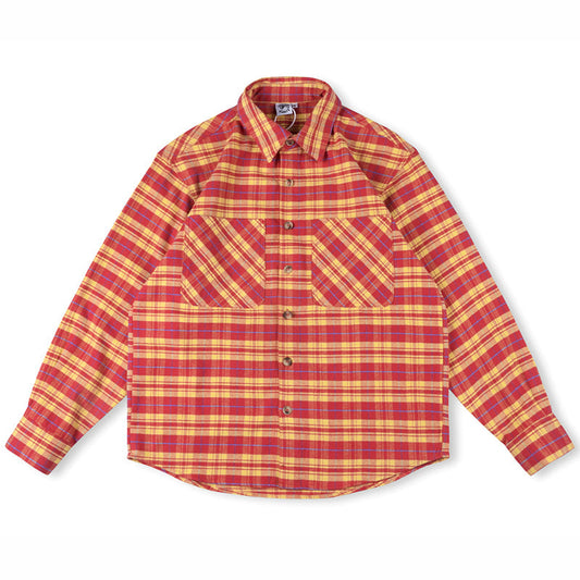 SAINT VANITY Old English Plaid Flannel Shirt