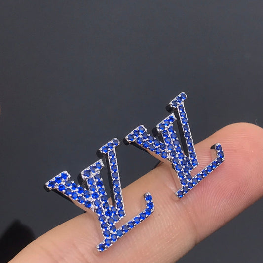 18K Louis Vuitton Iconic Aquamarine Earrings