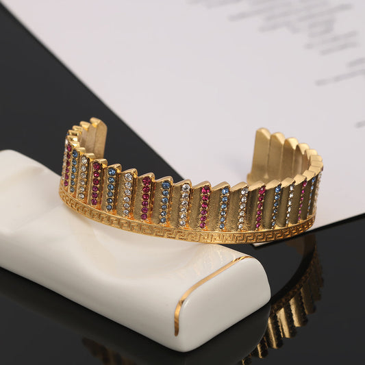 18K Ver Celine Open Cuff Bracelet