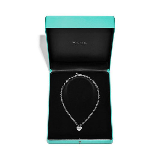 18K Return to Tiffany Full Heart Tag Chain Necklace