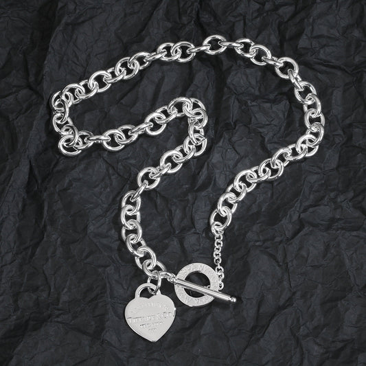 18K Tiffany Heart Tag Necklace