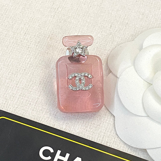 18K Chanel Perfume Color Bottle Brooch