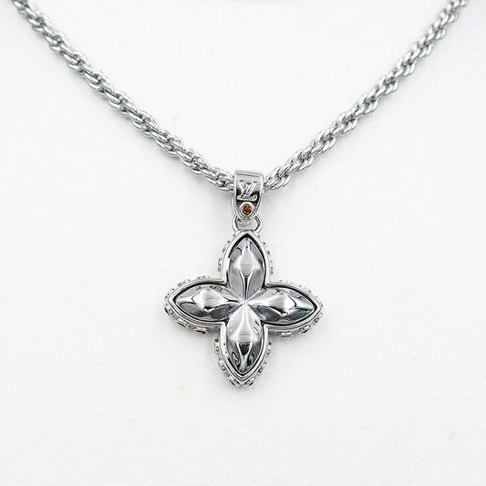 18K Louis Vuitton Flower Studs Necklace