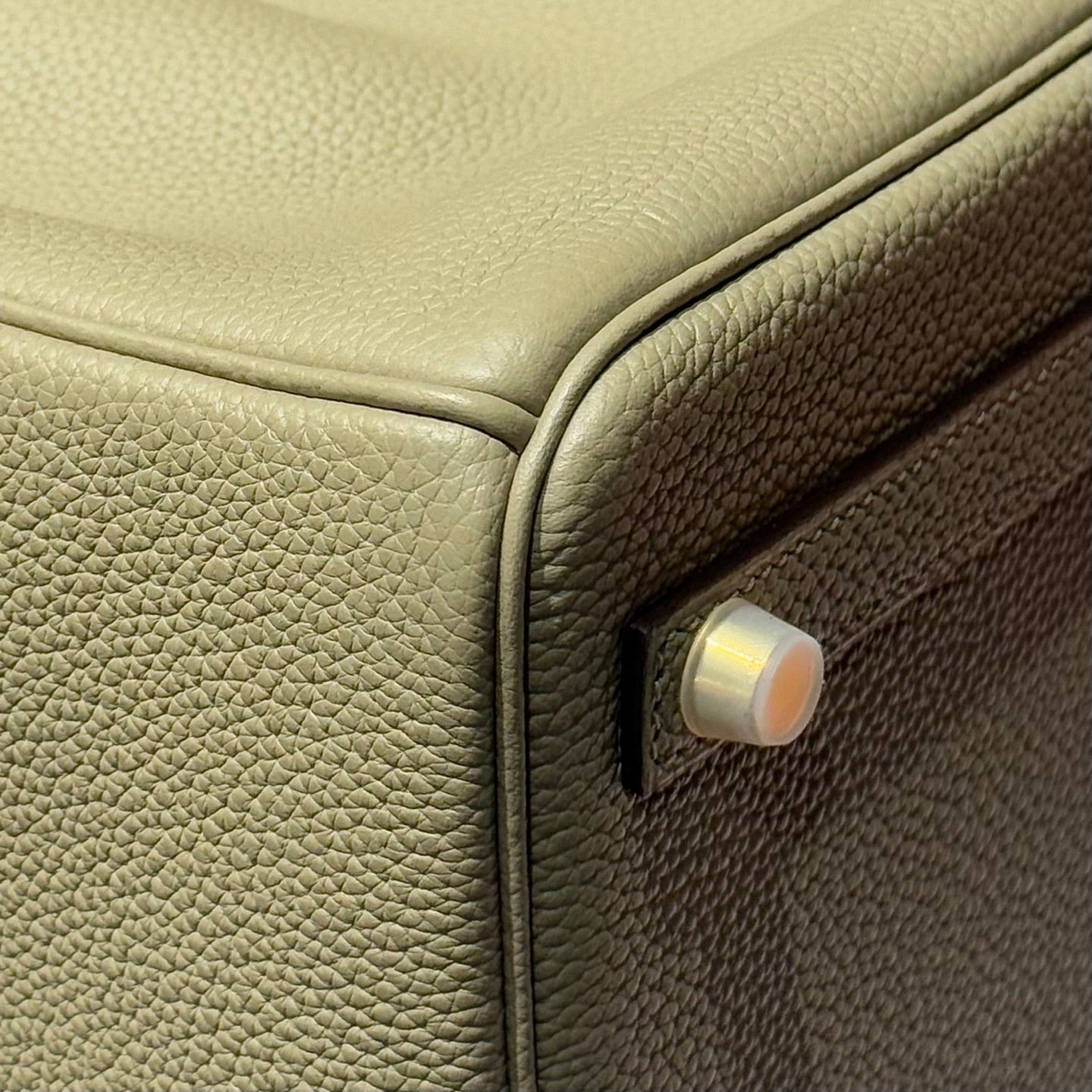 HERMES 25S BIRKIN 30 IN CROMWELL GRAY CALFSKIN GOLD HARDWARE