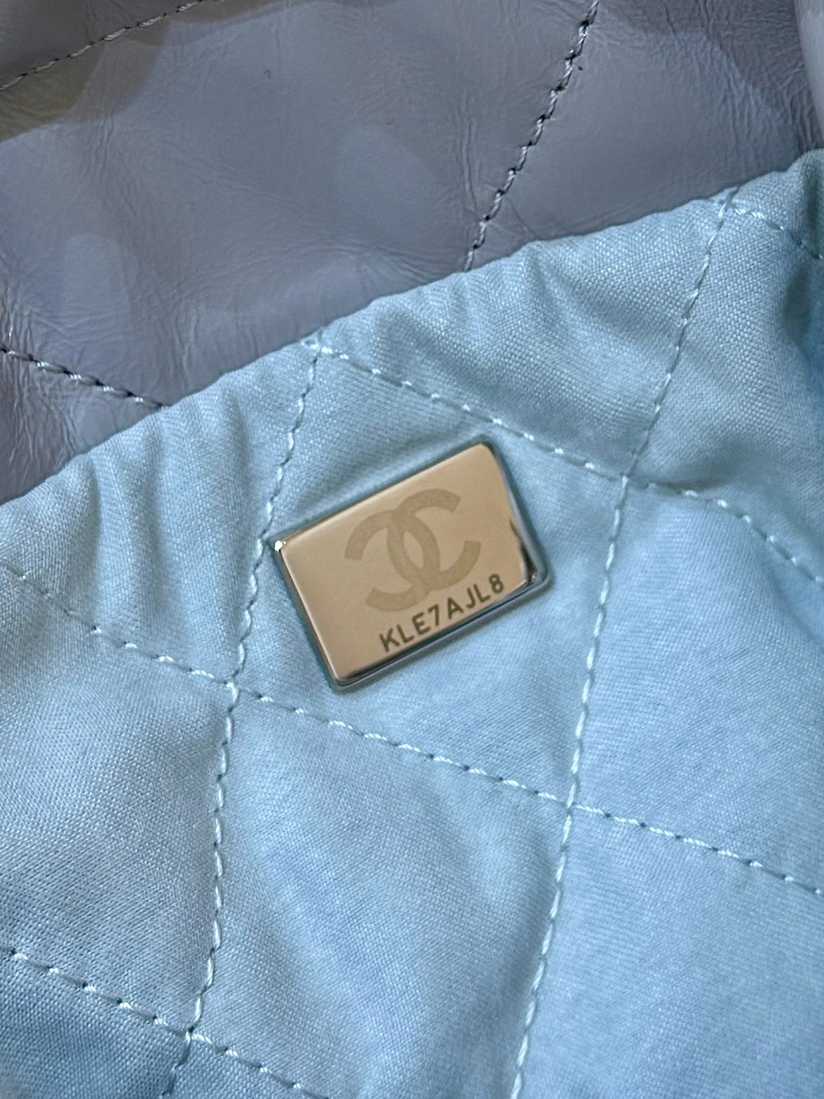 CHANEL 25S HOBO MINI BAG 20 IN GREY LAMBSKIN