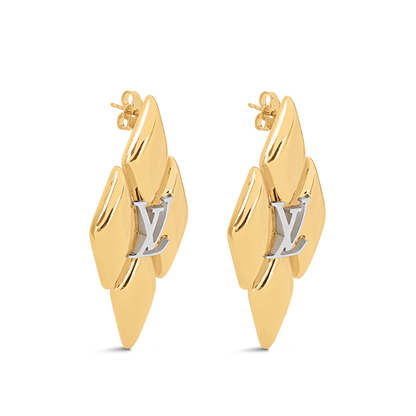 18k Louis Vuitton GO-14 Earrings