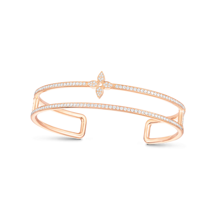 18K Louis Vuitton Idylle Blossom Two-Row Bracelet