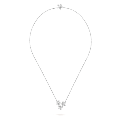18K Three Flowers Socrate Necklace