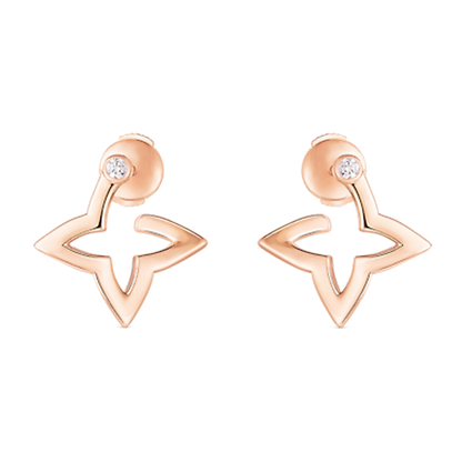 18K Louis Vuitton Blossom Mini Hoops Earrings