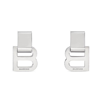 18K Balenciaga Hourglass Diamond Earrings