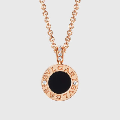 18K BVLGARI Black Ceramic Necklace
