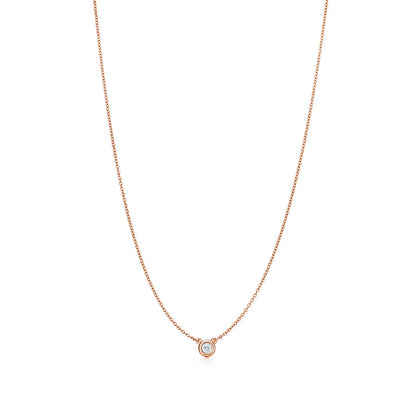 18K Tiffany Elsa Peretti Diamonds Necklace