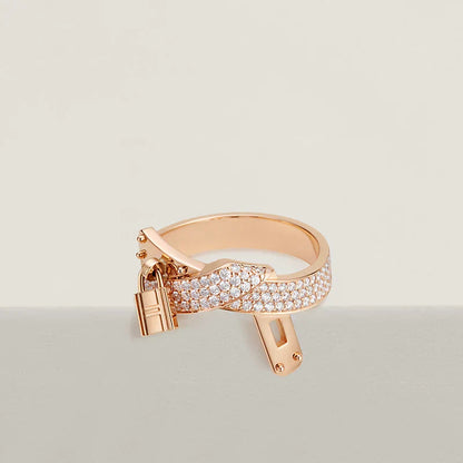 18K Kelly Gavroche Diamonds Hermes Ring