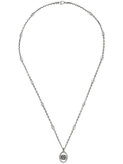 Double Gucci Pendant Necklace