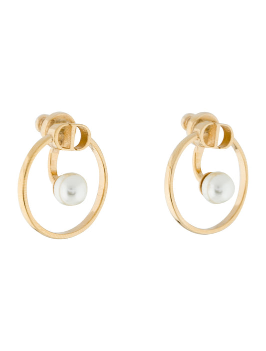 18K Dior 30 Montaigne Pearls Earrings