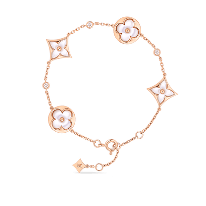 18K Louis Vuitton Colour Blossom Balenciaga Multi-Motif Bracelet