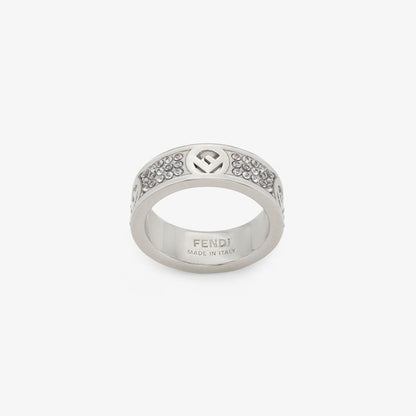 18K Fendi Is White Gold Ring