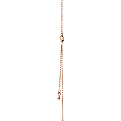 18K Tiffany Atlas X Closed Interlocking Pendant Necklace