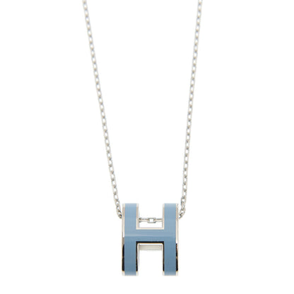 18K Mini Pop Hermes Blue Necklace