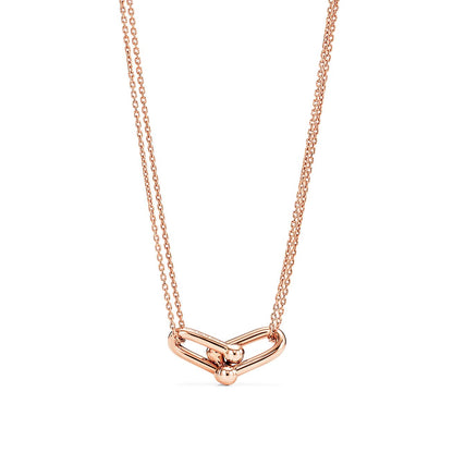 18K Tiffany HardWear Double Link Necklace