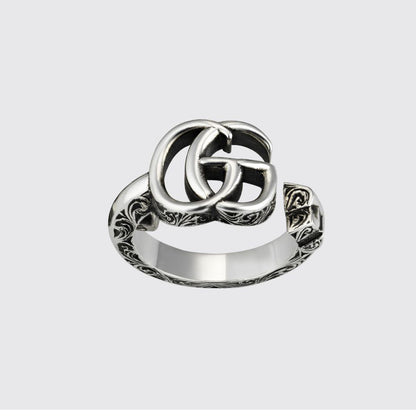 Double Gucci Marmont Key Open Ring