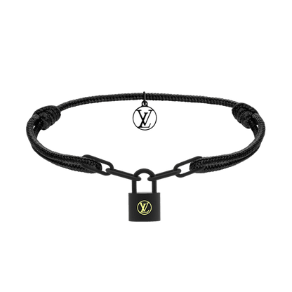 Louis Silver Lockit Titanium Bracelet