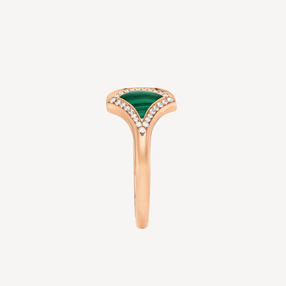 18K BVLGARI Dream Malachite Ring