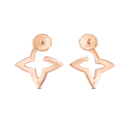 18K Louis Vuitton Blossom Mini Hoops Earrings