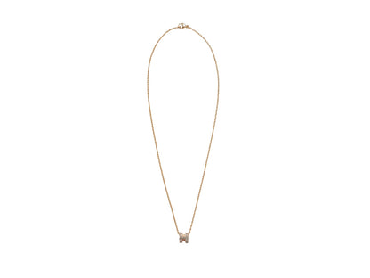 18K Mini Pop Hermes Grey Necklace