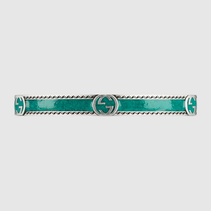 Double Gucci Interlocking Gucci Bangle Bracelet