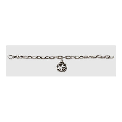 Double Gucci Striped Pendant Bracelet