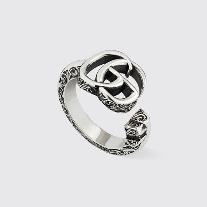 Double Gucci Marmont Key Open Ring