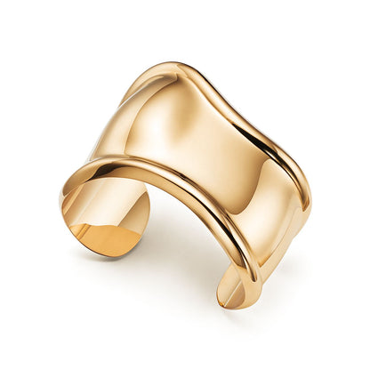 18K Tiffany Elsa Peretti Small Bone Cuff Bracelet