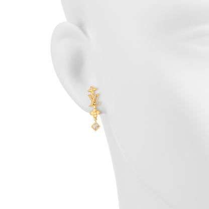 18K Louis Vuitton In the Sky Earrings