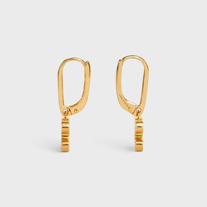 18K Celine Rhinestone Earrings