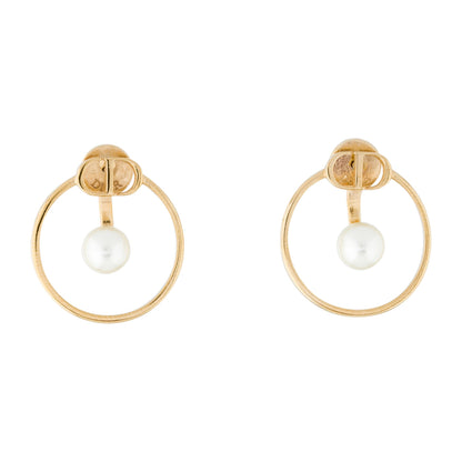 18K Dior 30 Montaigne Pearls Earrings