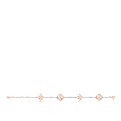 18K Louis Vuitton Colour Blossom Balenciaga Multi-Motif Bracelet