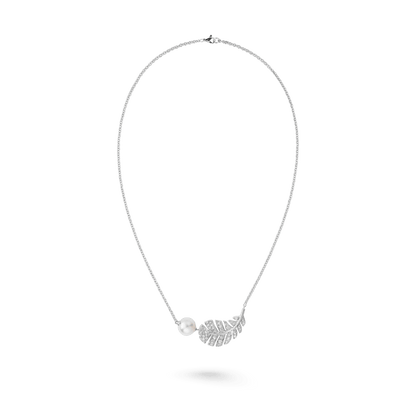 18K  Chanel Plume De Necklace