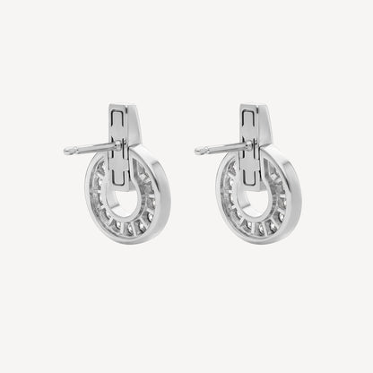18K BVLGARI White Gold Earrings