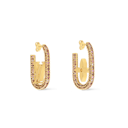 18K Louis Vuitton My Chain Earrings