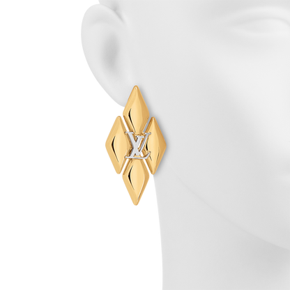 18k Louis Vuitton GO-14 Earrings
