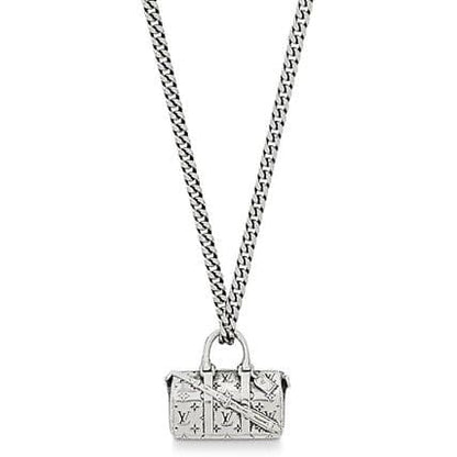 18K Louis Vuitton Monogram Chain Bag Necklace