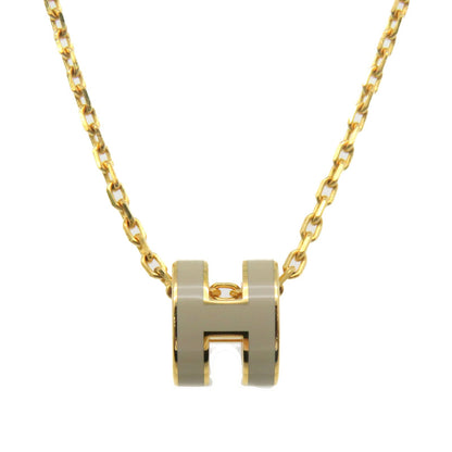 18K Mini Pop Hermes Grey Necklace