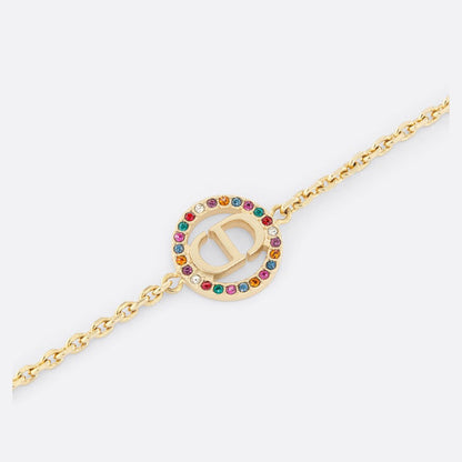 18K Petit Dior Multicolor Crystals Bracelet