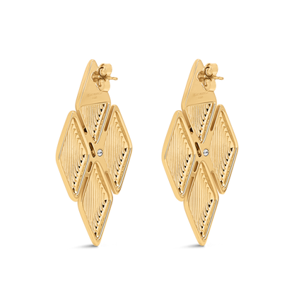18k Louis Vuitton GO-14 Earrings